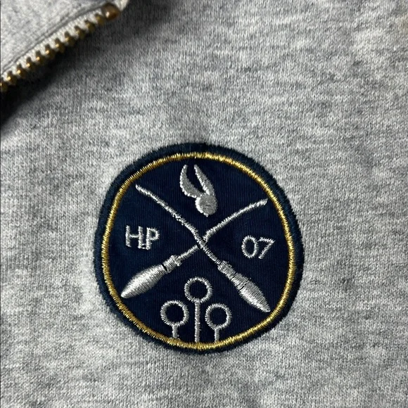 Mini Boden Harry Potter Seeker Zip Up Hoodie Sherpa Lined Kids size 9-10 - Picture 8 of 15